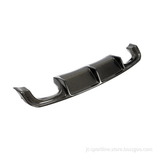 REAL CARBON Fiber Rear Bumper Diffuser Lip Spoiler for BMW X5M F85 & X6M F86 (2015-2019)
